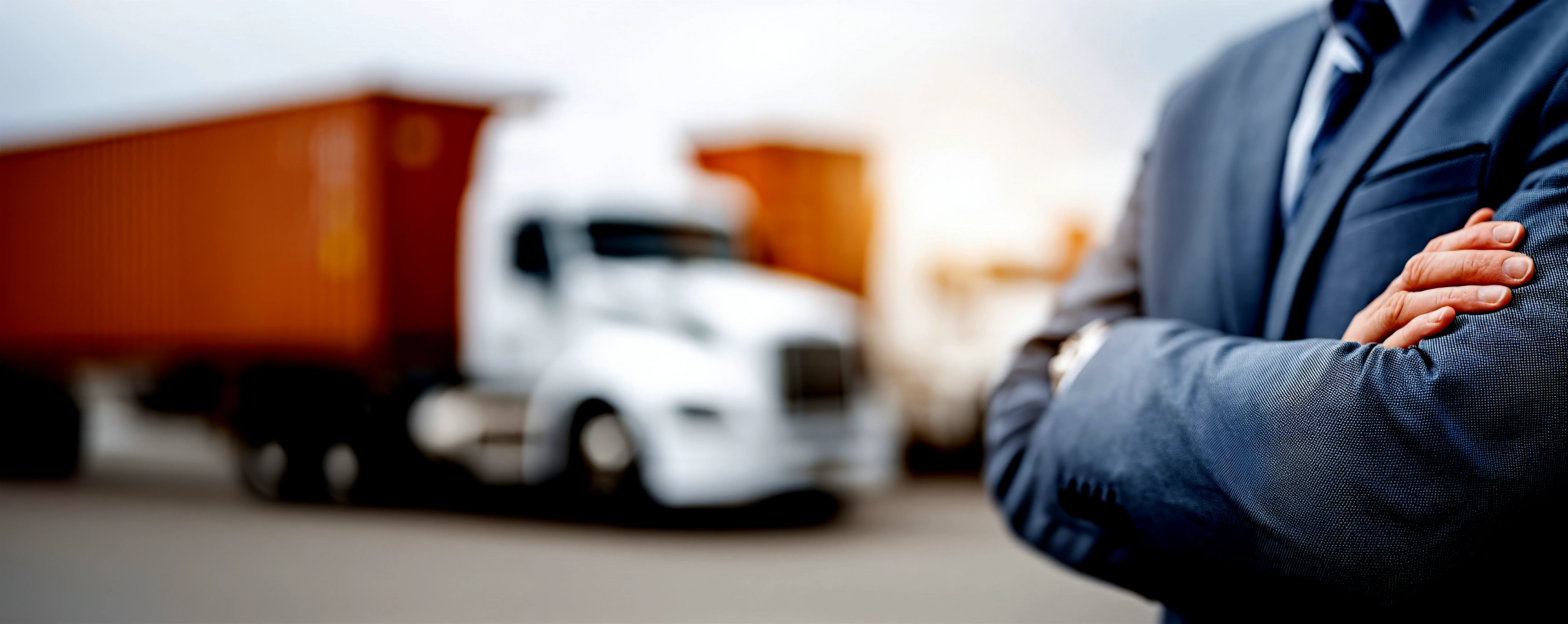 Texas commercial truck on highway